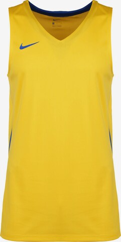 T-Shirt fonctionnel 'Team Stock' NIKE en jaune : devant