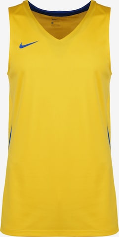 T-Shirt fonctionnel NIKE en jaune : devant