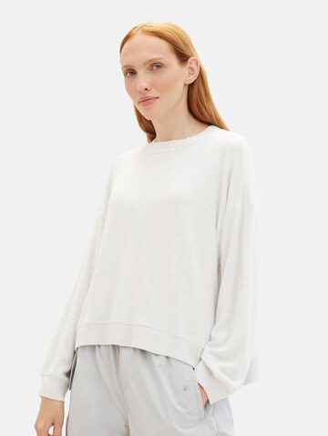 TOM TAILOR DENIM Pullover in Grau: Vorderseite