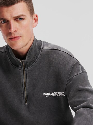 Karl Lagerfeld Sweatshirt 'Rue St-Guillaume' in Grey