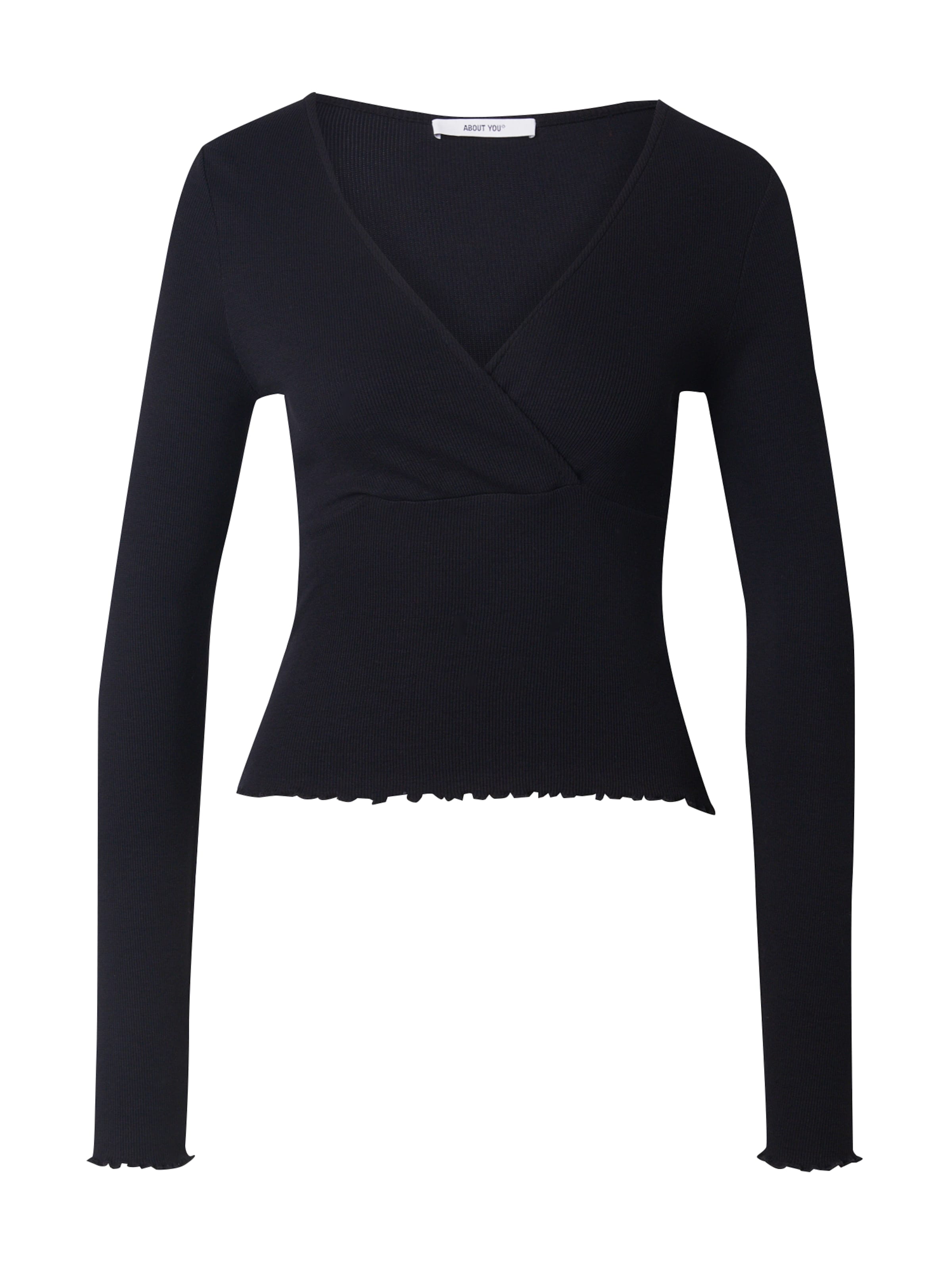 Maglietta 'Nastasja' di ABOUT YOU in nero: frontale