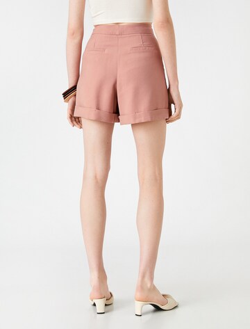 Koton Regular Bandplooibroek in Roze