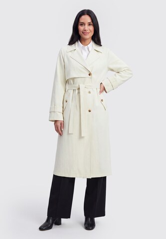 usha BLACK LABEL Tussenmantel in Wit: voorkant