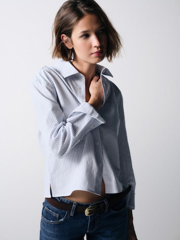 The Set - Blusa en azul: frente