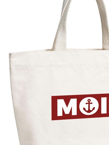 Neverless Strandtasche 'Moin Anker'‌‌‌‌‌‌‌‌‌‌ in Beige