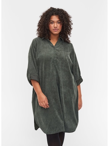 Zizzi Dress 'EELENA' in Green: front