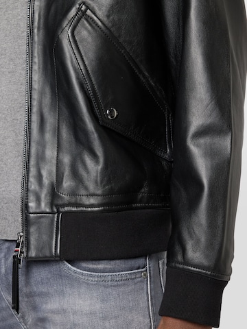 Tommy Hilfiger Tailored Prehodna jakna | črna barva