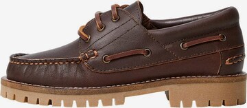 MANGO KIDS Flats 'Nautico' in Brown: front