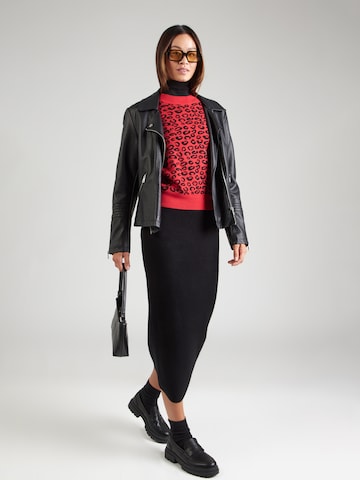VERO MODA Sweater 'VMNANCY' in Red