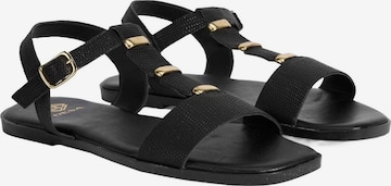 Desa Sandals 'Sandalen' in Black: front