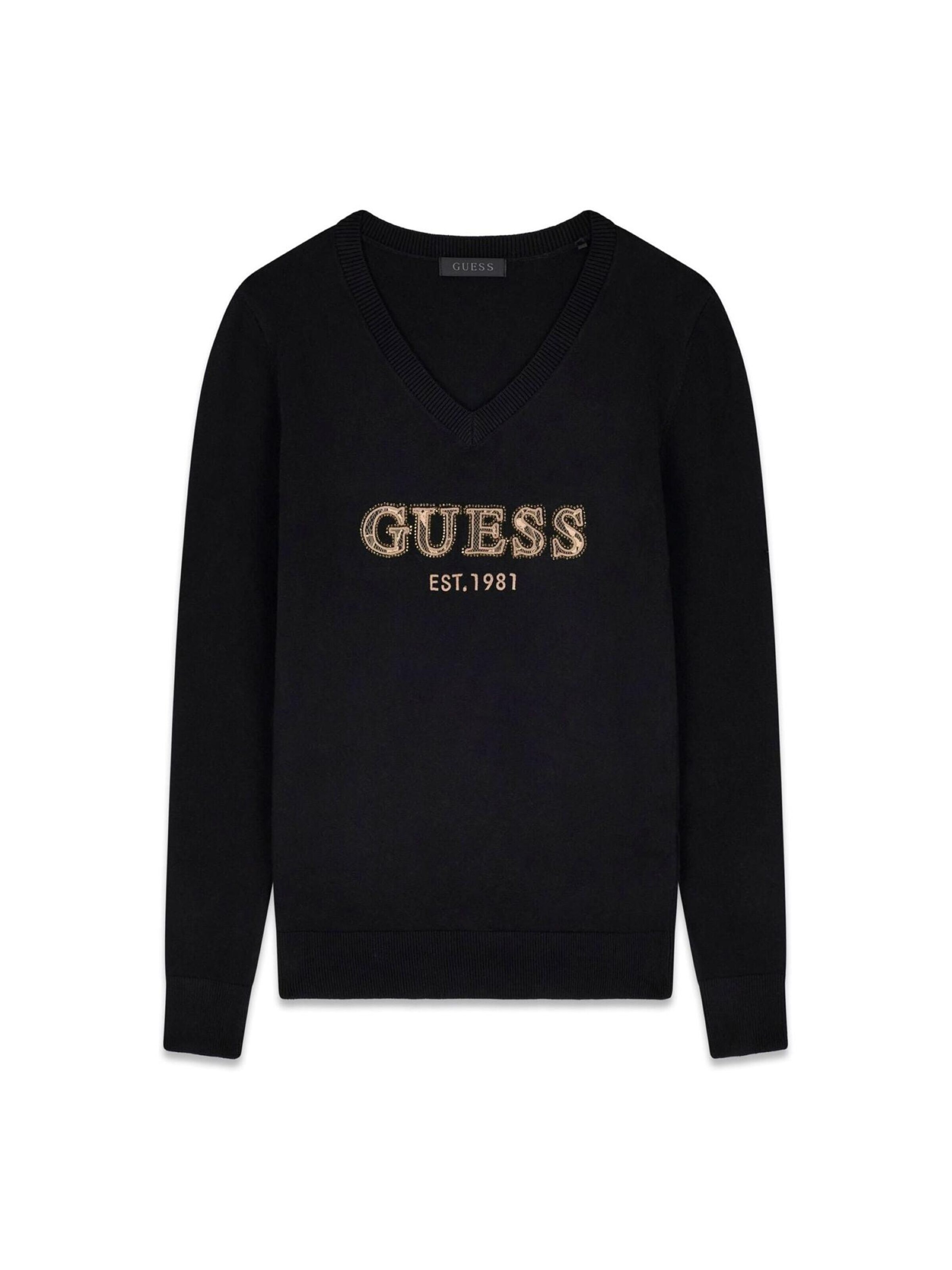 GUESS Pullover 'W6BR55Z1456'‌‌‌‌‌ in L in schwarz, Produktansicht