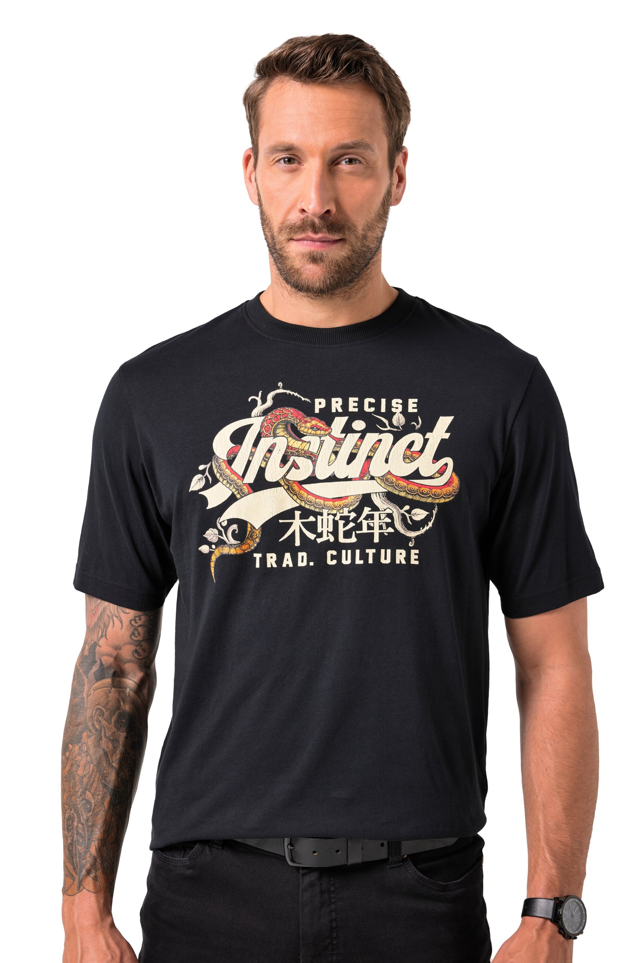 JP1880 Shirt in Black: front