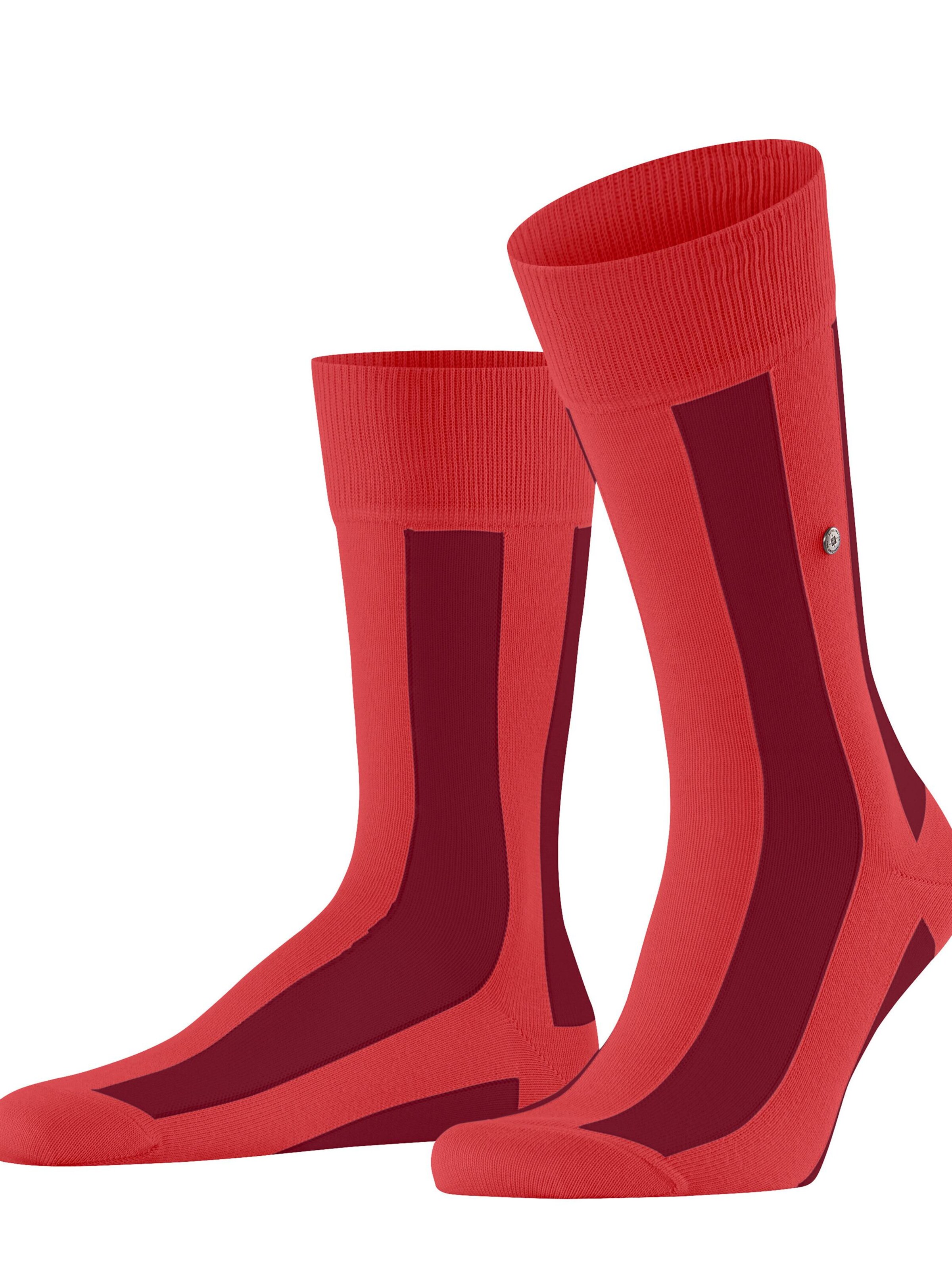 BURLINGTON Socken 'Retro Lines'‌‌‌‌‌‌ in Pink: Vorderseite