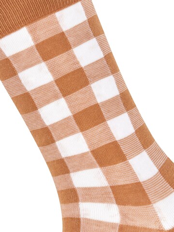BURLINGTON Socken 'Vichy'‌‌‌‌‌‌‌ in Braun