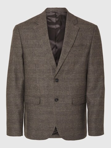 SELECTED HOMME Slim fit Colbert in Bruin