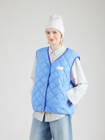 AMERICAN VINTAGE - Chaleco 'YUPIBAM' en azul: frente
