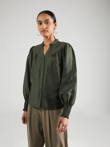 Camicia da donna 'Kaliko' di MSCH COPENHAGEN in verde: frontale