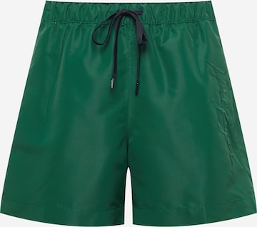 Tommy Hilfiger Underwear Plavecké šortky – zelená: přední strana