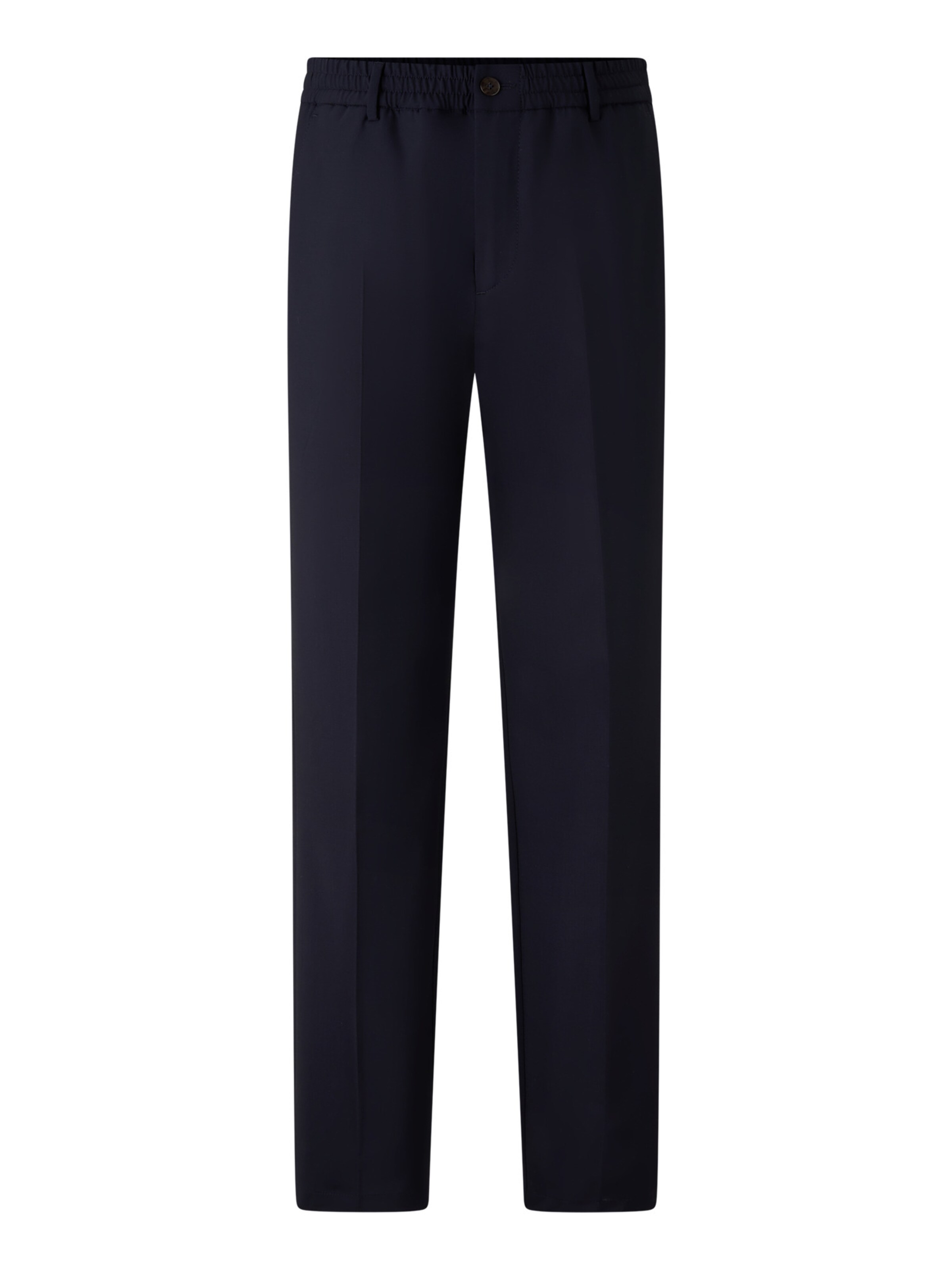 BOGNER Regular Pleat-Front Pants 'Marcus' in Blue: front