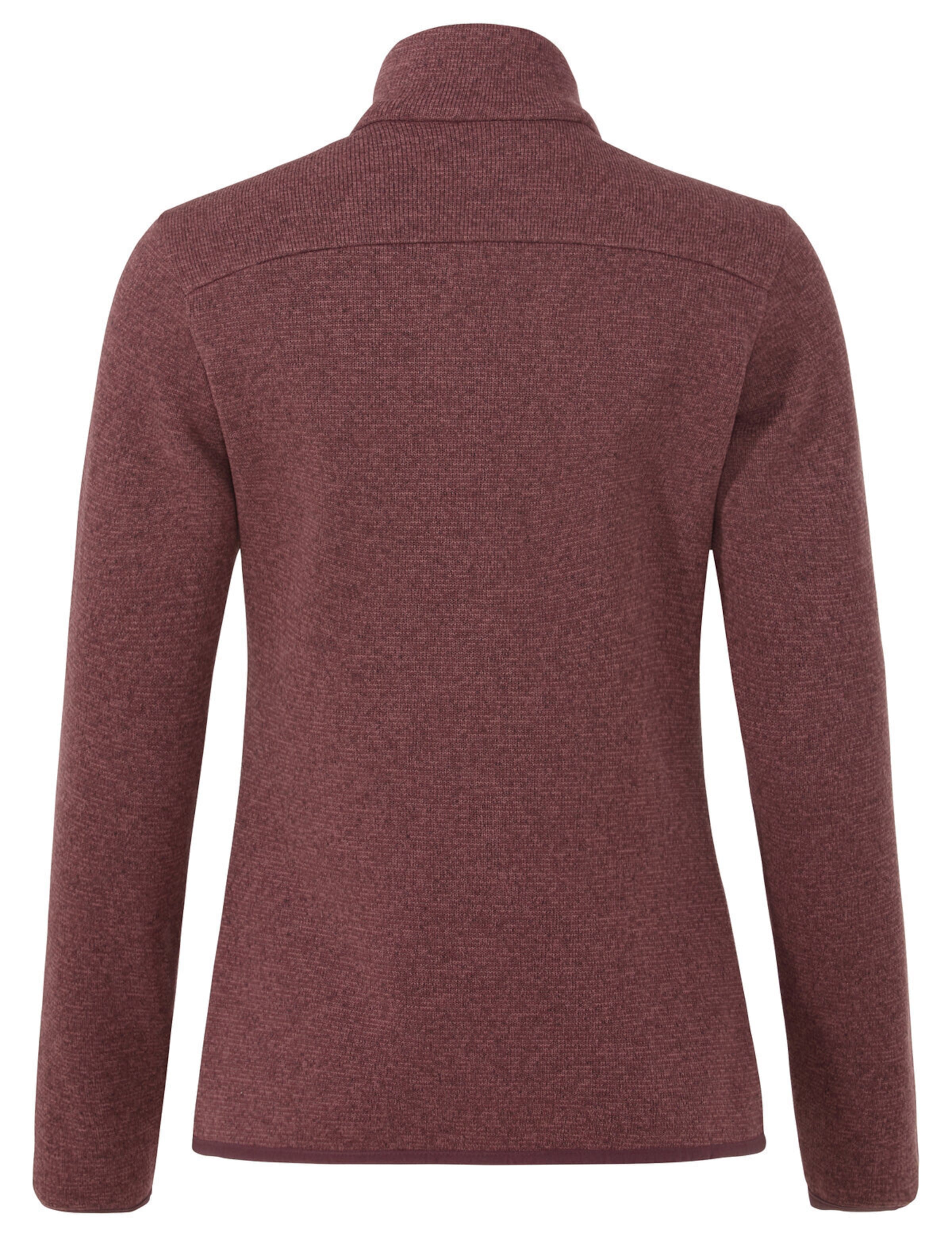 VAUDE Athletic fleece jacket 'Rienza IV' in Red