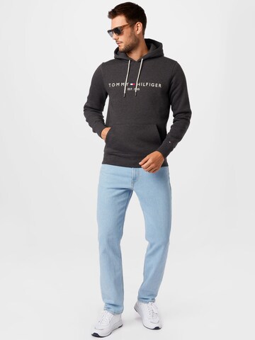 pilka TOMMY HILFIGER Standartinis modelis Megztinis be užsegimo