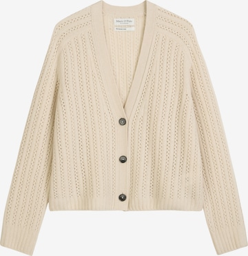 Cardigan Marc O'Polo en beige : devant