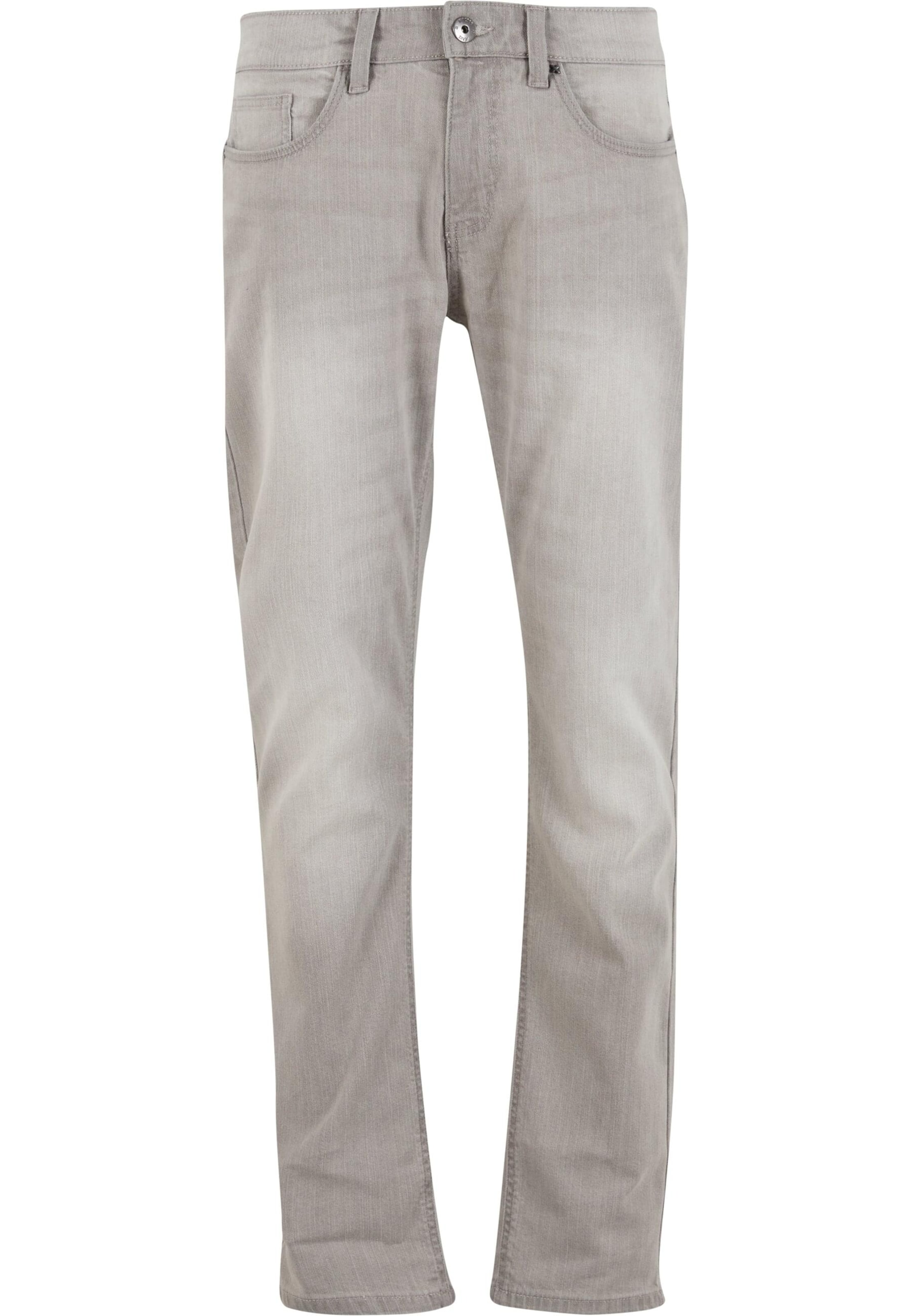 INDICODE JEANS Normální Džíny 'Rambler' – šedá: přední strana