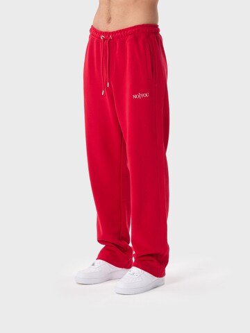 Ossy Homer Loose fit Workout Pants '450 GSM Heavy Cotton' in Red
