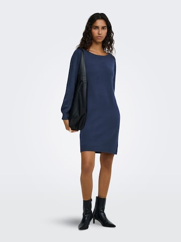 JDY - Vestido de punto en azul: frente