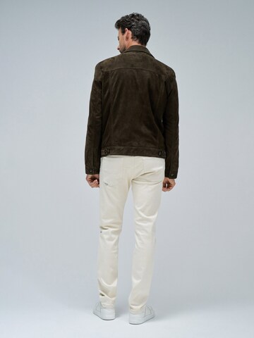 Salsa Jeans Tussenjas in Groen