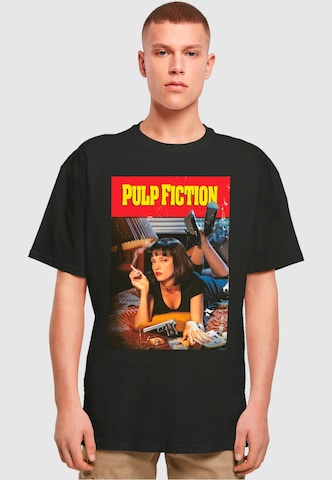 Merchcode Shirt 'Pulp Fiction Poster' in Schwarz: predná strana