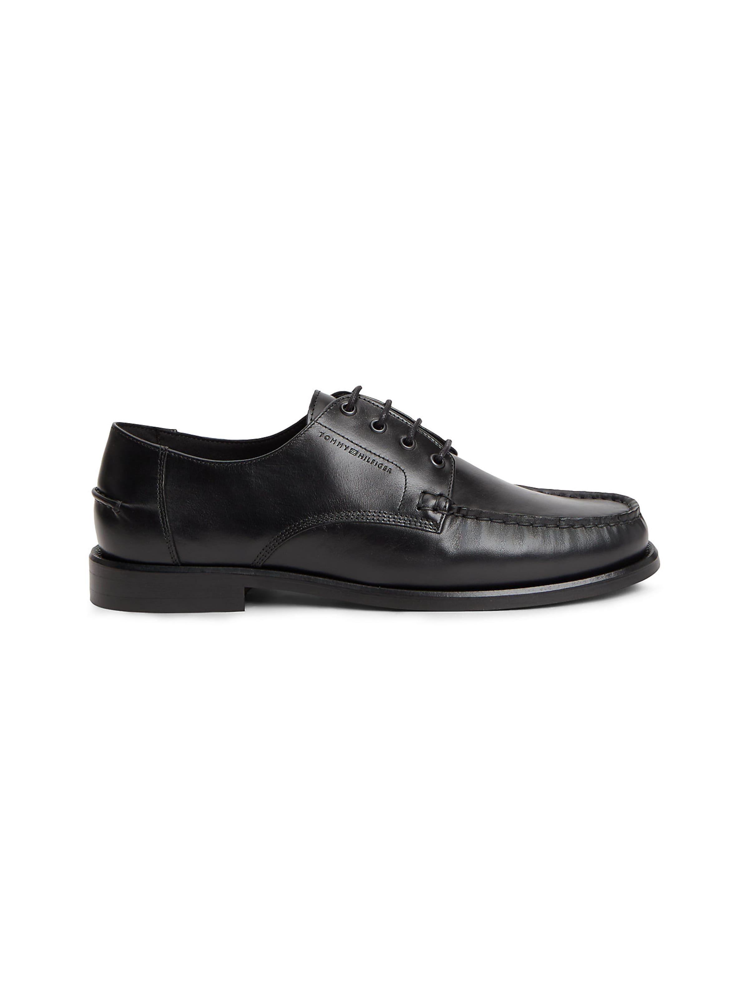 TOMMY HILFIGER Schnürschuh in Schwarz