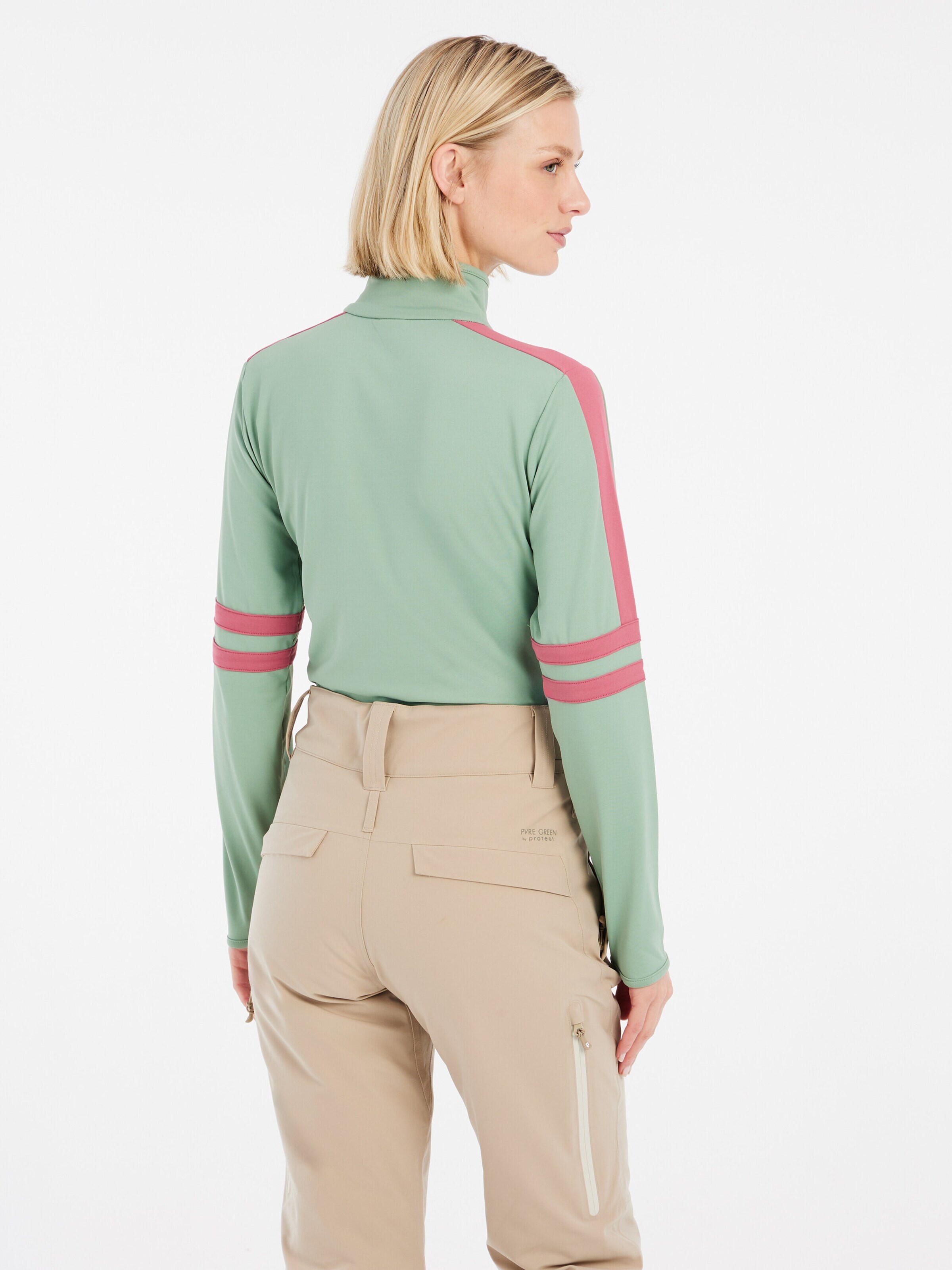 PROTEST Sportief sweatshirt 'PRTPRUE' in Groen