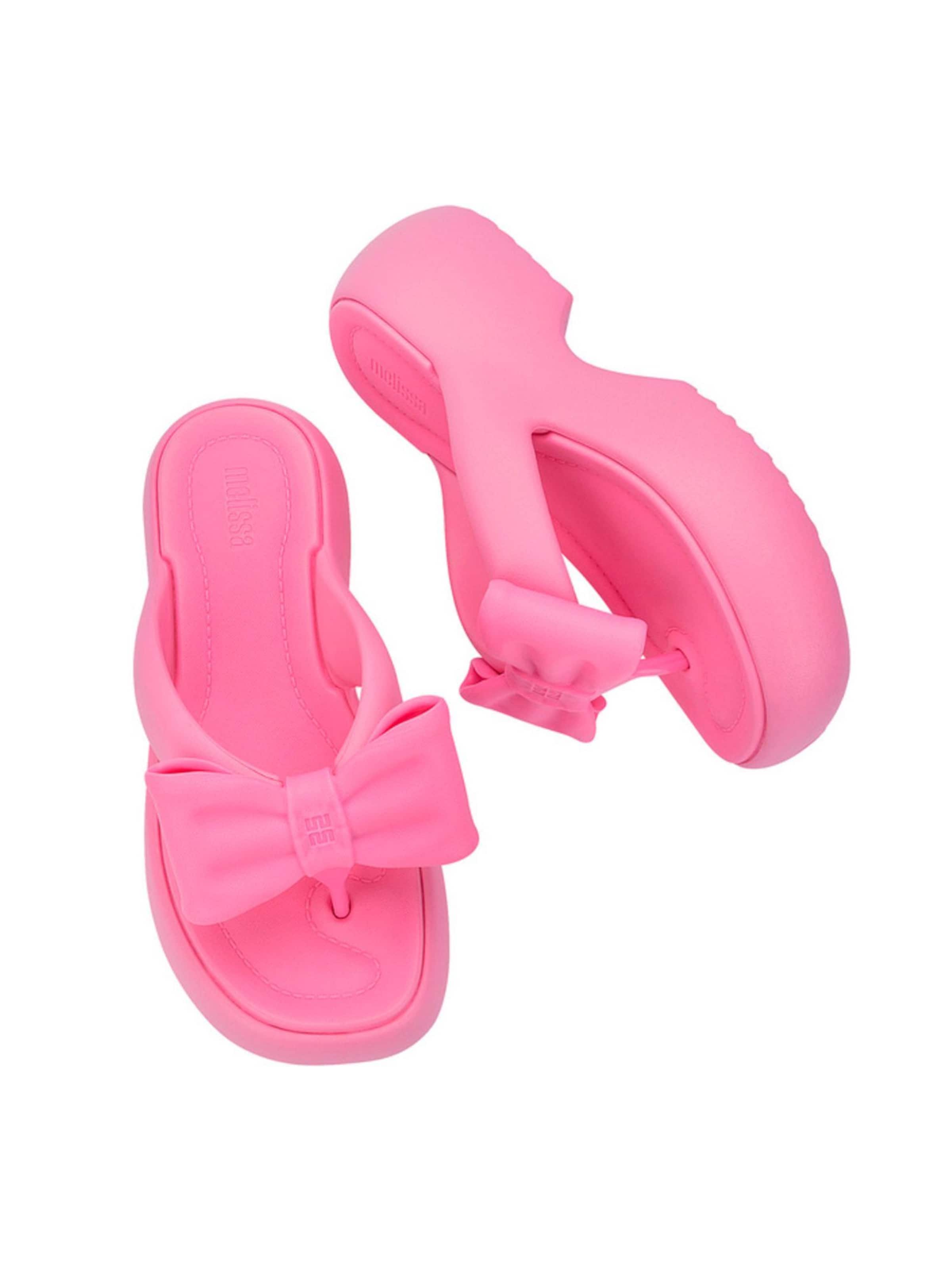 MELISSA Zehentrenner 'Free Fuzzy' in Pink