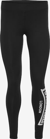 LONSDALE Skinny Leggings in Black: front