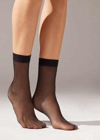 CALZEDONIA Socken in Schwarz: Vorderseite
