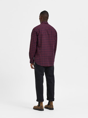 SELECTED HOMME Regular Fit Hemd 'Reglee' in Rot