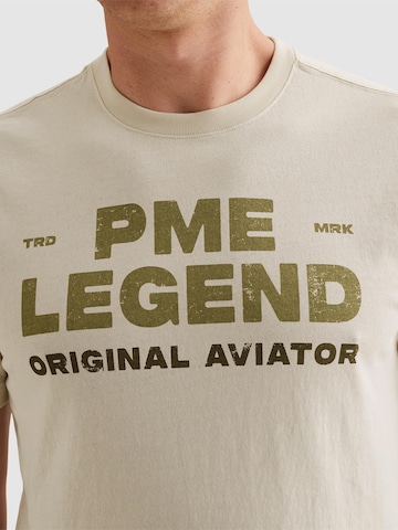 Maglietta 'T-shirt with rugged artwork on the chest' di PME Legend in beige