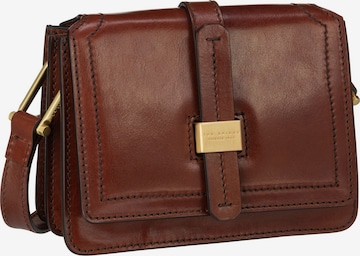 The Bridge Crossbody Bag in Brown: front