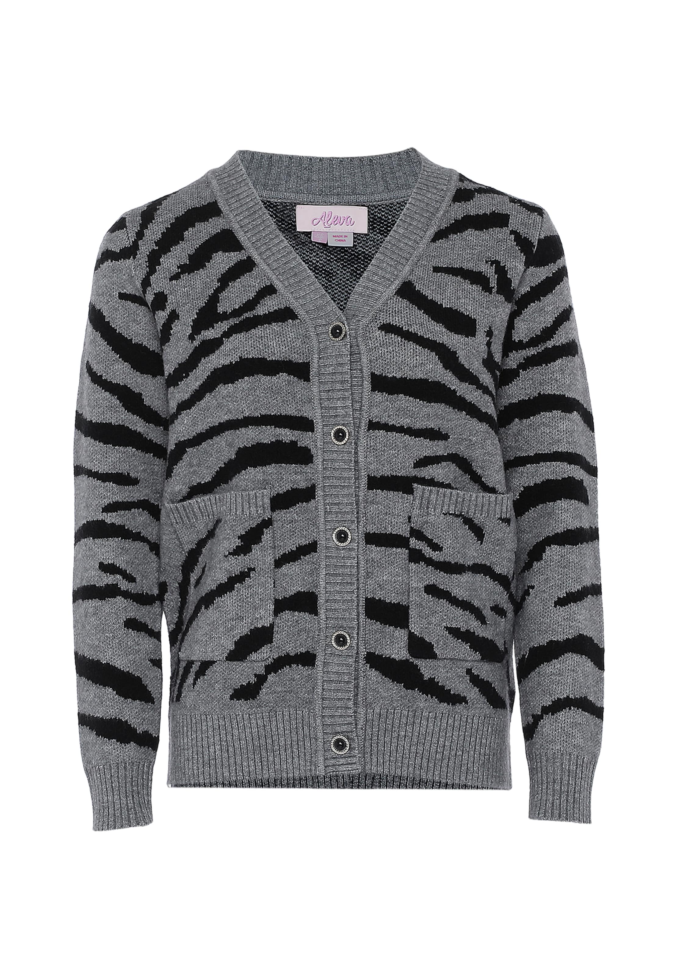 aleva - Casaco de malha em cinzento: frente