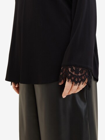 Tom Tailor Women + Blouse in Black