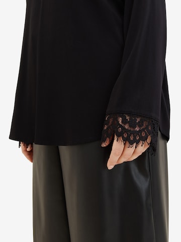 Tom Tailor Women + Blouse in Zwart