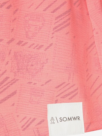 SOMWR Loose fit Pants 'SHORT CRIME' in Pink