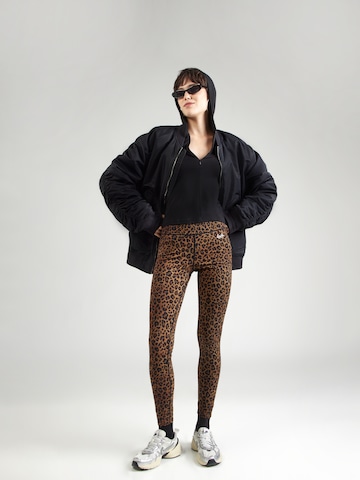 Lala Berlin Skinny Leggingsit 'Lea' värissä ruskea