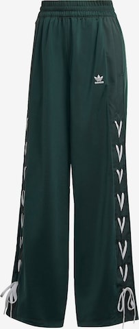 ADIDAS ORIGINALS Wide leg Broek 'Always Original Laced ' in Groen: voorkant