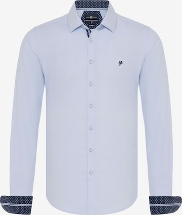 DENIM CULTURE - Regular Fit Camisa 'Arne' em azul: frente