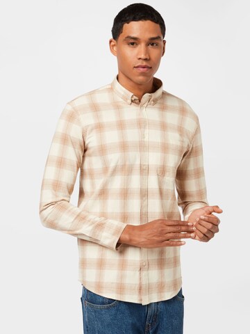 minimum Regular fit Button Up Shirt 'YONATHAN' in Beige: front