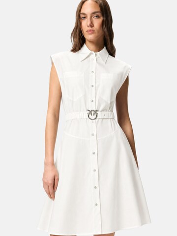 PINKO Kleid 'PINKO ANACETA ABITO POPELINE ABITO'‌‌‌‌ in Weiß