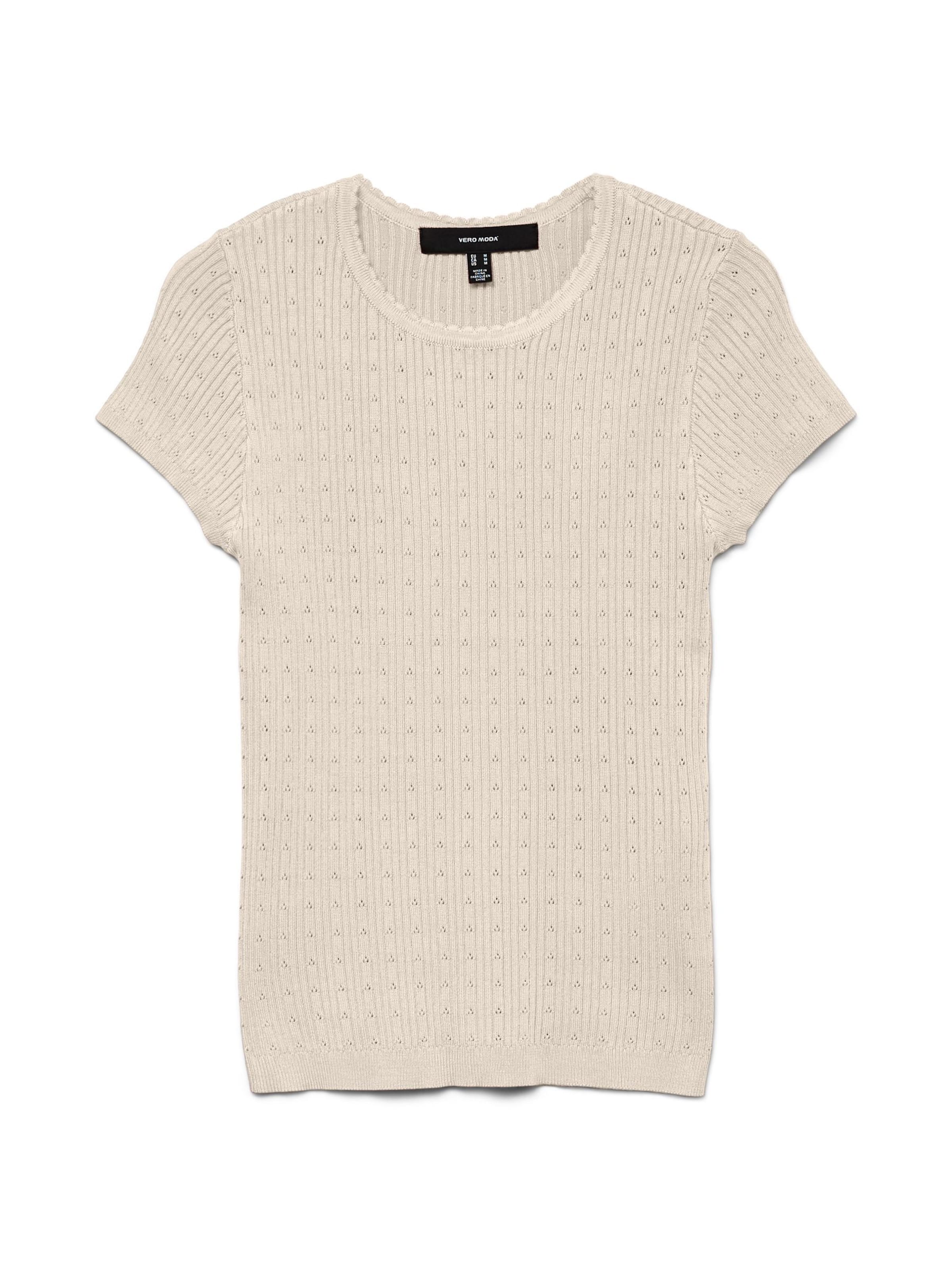 Pull-over 'VMSilje' VERO MODA en blanc : devant