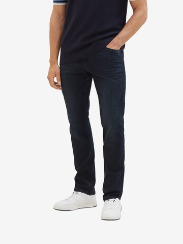 Coupe slim Jean 'Josh' TOM TAILOR en bleu : devant